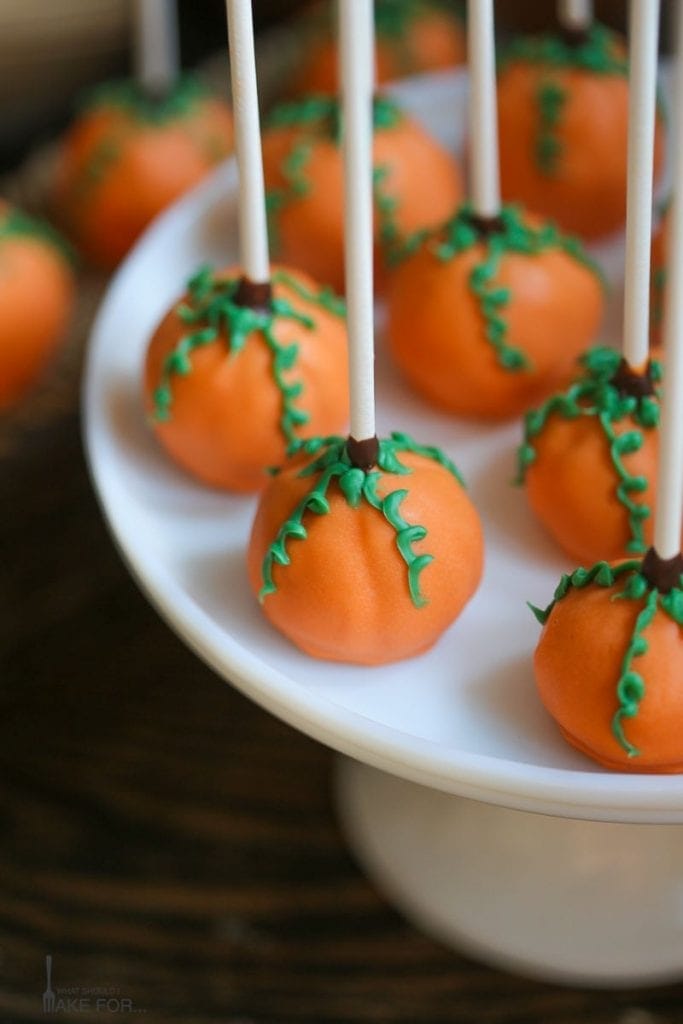 Pumpkin Cake Pops [+ Video] - What Should I Make For...