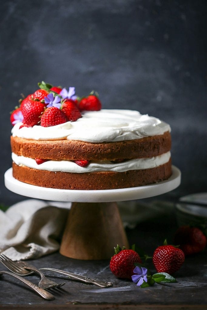 Strawberry And Whipped Cream Cake What Should I Make For