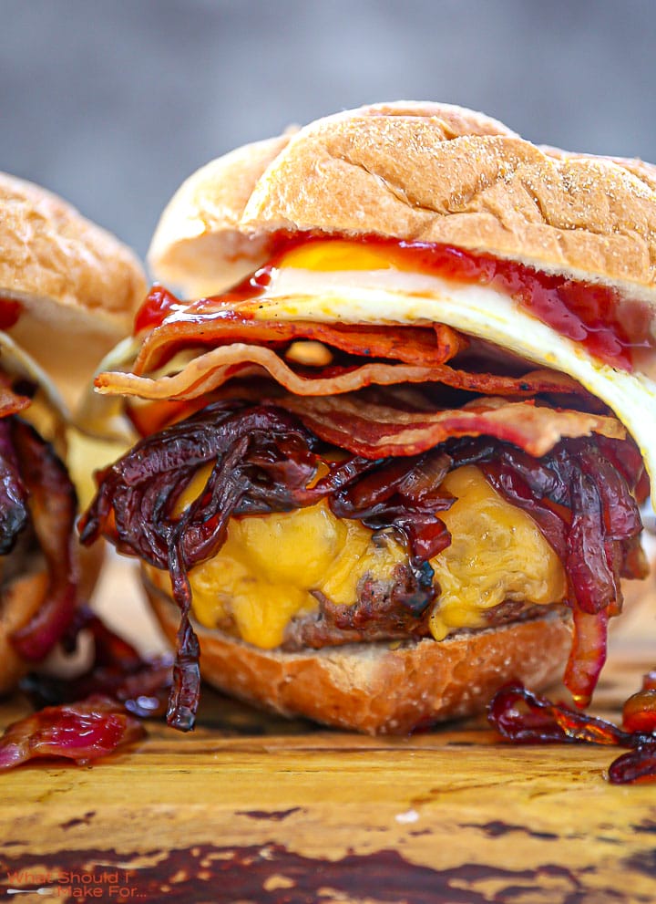 Egg Topped Bacon Cheeseburger What Should I Make For...